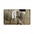 Vintage Goat Milk Tin Sign 14 x 8 Inches