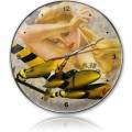 Vintage-Retro Lightning Gold Wall Clock