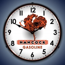 Vintage-Retro  Hancock Gas Lighted Wall Clock