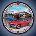 Vintage-Retro  1970  Nova Lighted Wall Clock