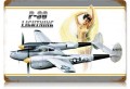 Vintage-Retro P-38 Bikini Metal-Tin Sign
