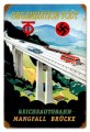 Vintage-Retro Autobahn Todt Metal-Tin Sign