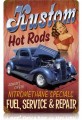 Vintage-Retro Kustom Hot Rods Metal-Tin Sign