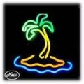 Island Palm Neon Sculpture