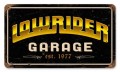 Vintage-Retro Lowrider Garage Metal-Tin Sign