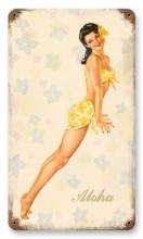 Vintage-Retro Aloha Metal-Tin Sign