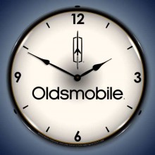 Vintage-Retro  Oldsmobile Lighted Wall Clock
