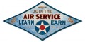 Vintage-Retro Air Service Diamond Metal-Tin Sign
