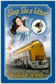 Vintage-Retro Chessie Kitten Train Metal-Tin Sign