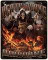 Vintage-Retro Death Above Metal-Tin Sign