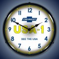 Vintage-Retro  Chevrolet   USA1 Lighted Wall Clock