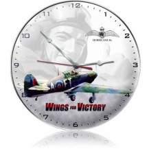 Vintage-Retro Wings For Victory Wall Clock