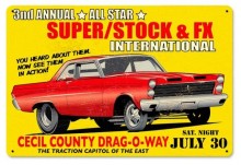 Vintage-Retro AFX Metal-Tin Sign