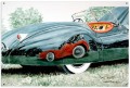 Vintage-Retro XK 120 ONXK Tin-Metal Sign LARGE