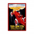 Retro Terza Coppa Tin Sign 16 x 24 Inches