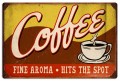 Vintage-Retro Coffee Metal-Tin Sign LARGE RPC143