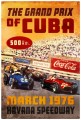 Retro Cuba Grand Prix Metal Sign 24 x 36 Inches