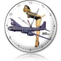 Vintage-Retro B-29 Bomber Wall Clock
