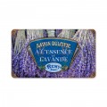 Retro Lavender Metal Sign  14 x 8 Inches