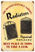 Vintage-Retro Radiator Service Metal-Tin Sign