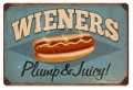 Vintage-Retro Weiners Metal-Tin Sign