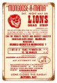 Vintage-Retro Lions Drag Strip Metal-Tin Sign 3