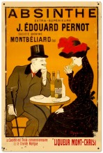 Vintage-Retro Absinthe Cafe Metal-Tin Sign LARGE