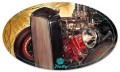 Vintage-Retro Flatty Oval Metal-Tin Sign