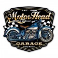 Retro Motorhead Tin Sign 16 x 16 Inches