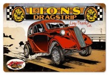 Vintage-Retro Lions Color Metal-Tin Sign