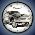 Vintage-Retro  Gasser Lighted Wall Clock