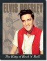 Retro Elvis Portrait Metal Sign
