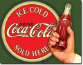 Retro COKE - Ice Cold Bulls Eye Tin Sign