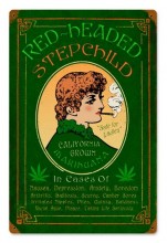 Vintage-Retro Marijuana Redhead Metal-Tin Sign