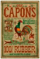 Vintage Use Capons Giant Metal Sign
