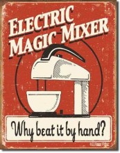 Vintage-Retro Magic Mixer Tin/Metal Sign