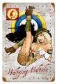 Vintage-Retro Waltzing Maltida Metal-Tin Sign
