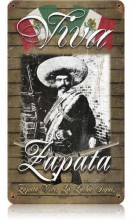 Vintage-Retro Zapata Metal-Tin Sign