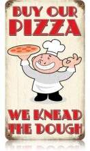 Vintage-Retro Buy Our Pizza Metal-Tin Sign