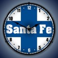 Vintage-Retro  Santa Fe Railroad Lighted Wall Clock