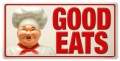 Vintage-Retro Good Eats Metal-Tin Sign LARGE