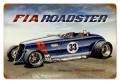 Vintage-Retro FIA Roadster Metal-Tin Sign