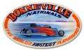 Vintage-Retro Bonneville Nationals Oval Metal-Tin Sign
