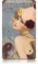 Vintage-Retro Ziegfeld Follies Metal-Tin Sign