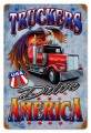 Vintage-Retro Truckers Drive Metal-Tin Sign 1