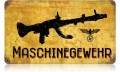 Vintage-Retro Machine Gun Metal-Tin Sign