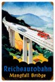 Vintage-Retro Reichsautobahn Metal-Tin Sign 16 x 24 Inches