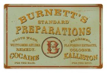 Vintage-Retro Cocaine Metal-Tin Sign