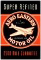 Vintage-Retro Aero Eastern Tin-Metal Sign LARGE