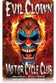 Vintage-Retro Evil Clown Metal-Tin Sign
